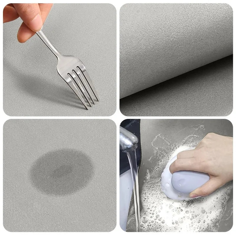 Rutschfester Teppich mit SoftGrip – Waschbarer, saugfähiger Bodenbelag für jeden Raum