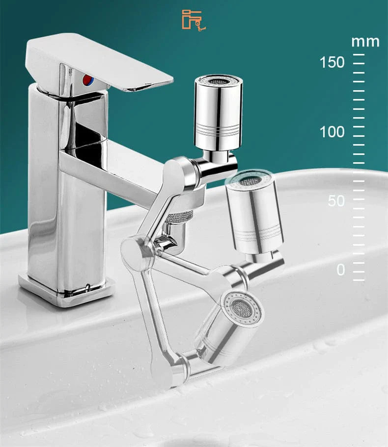 FlexiSpritz - Rotatable Faucet Extender for Optimal Control