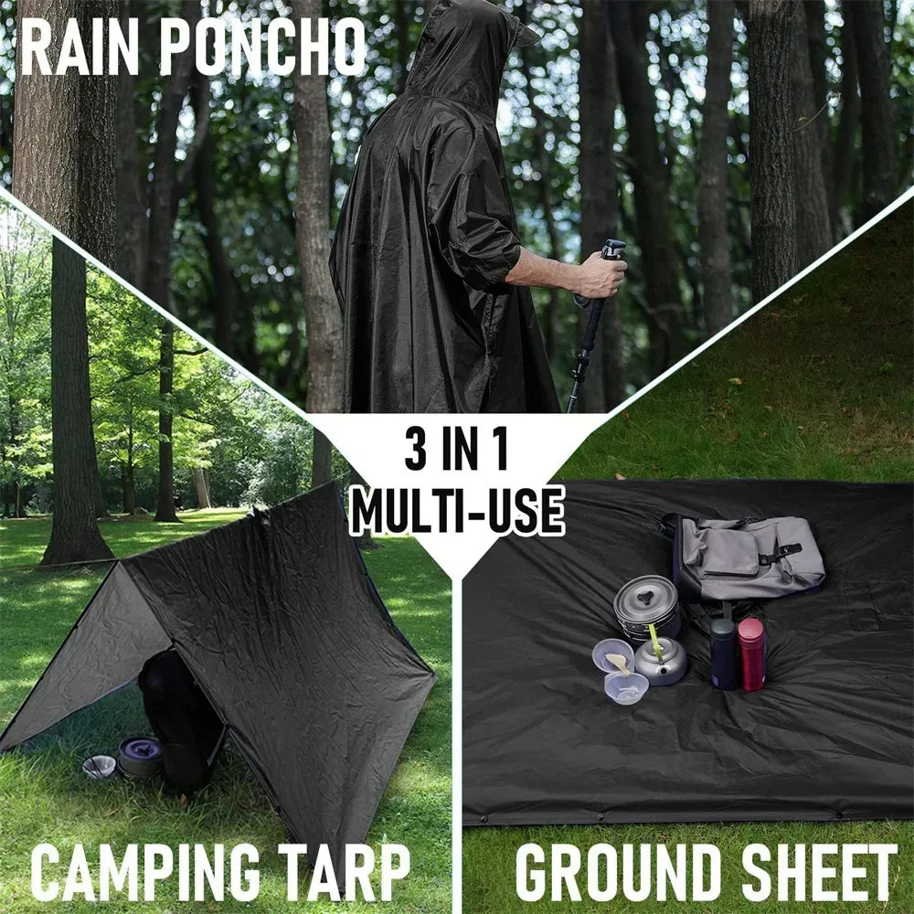 Multifunktioneller Regenponcho für Outdoor-Abenteuer