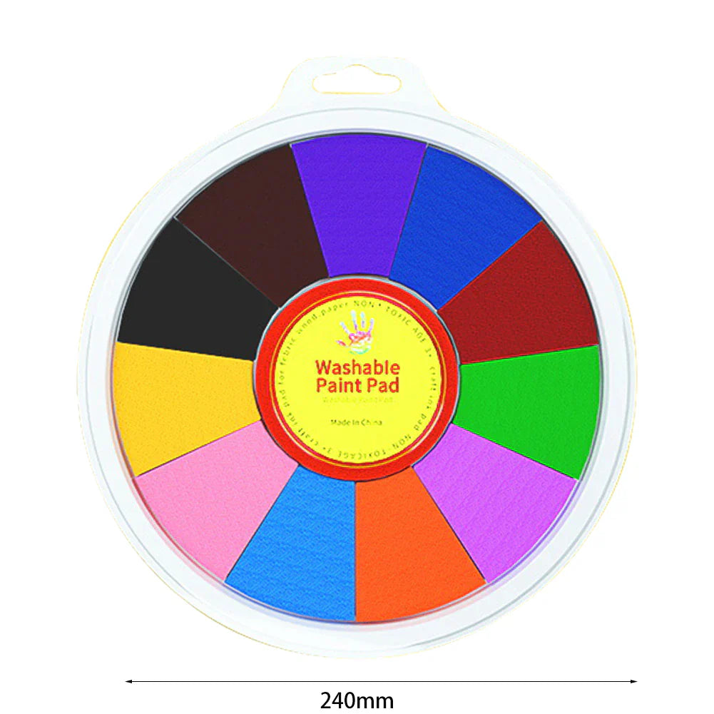 Set mit Fingerfarben für Kinder