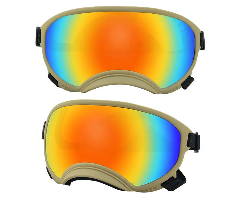 Verstellbare winddichte Hundesonnenbrille mit UV-Schutz