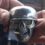 Kreativer Gangschalthebel aus Chromlegierung mit Totenkopf-Design