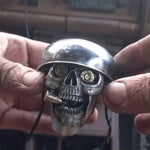 Kreativer Gangschalthebel aus Chromlegierung mit Totenkopf-Design