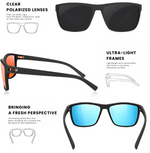 3-teiliges Set polarisierte Sonnenbrillen – UV400 Schutz und Komfort
