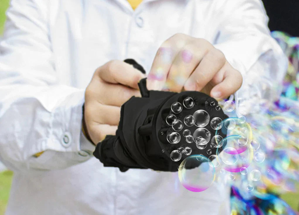 Elektrische Seifenblasenpistole – Erzeugt Hunderte von Blasen