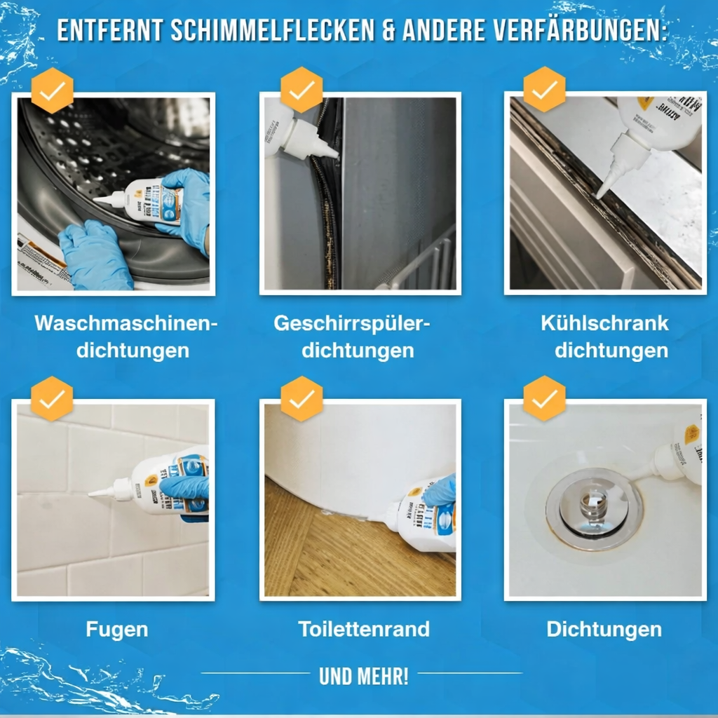 Schimmelentferner | Tiefenwirksames Gel für gezielte Reinigung