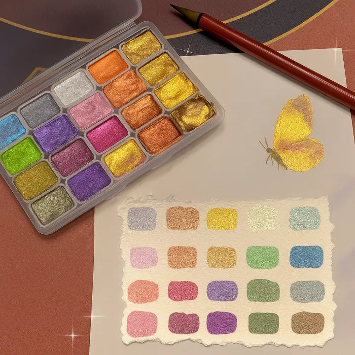 Glänzende Farben – Verwandeln Sie jede Zeichnung in ein Kunstwerk