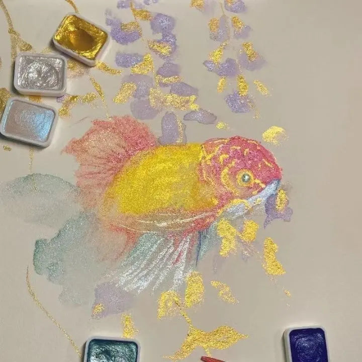 Glänzende Farben – Verwandeln Sie jede Zeichnung in ein Kunstwerk