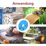 Präzisions-Schleifscheibe für Winkelschleifer | Effiziente Holzverarbeitung