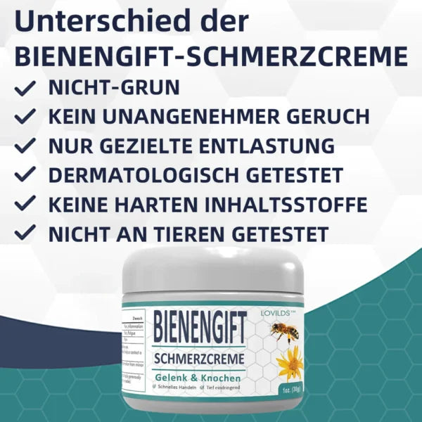 Wärmende Gelenk-Creme mit Bienengift | Entspannung für Muskeln