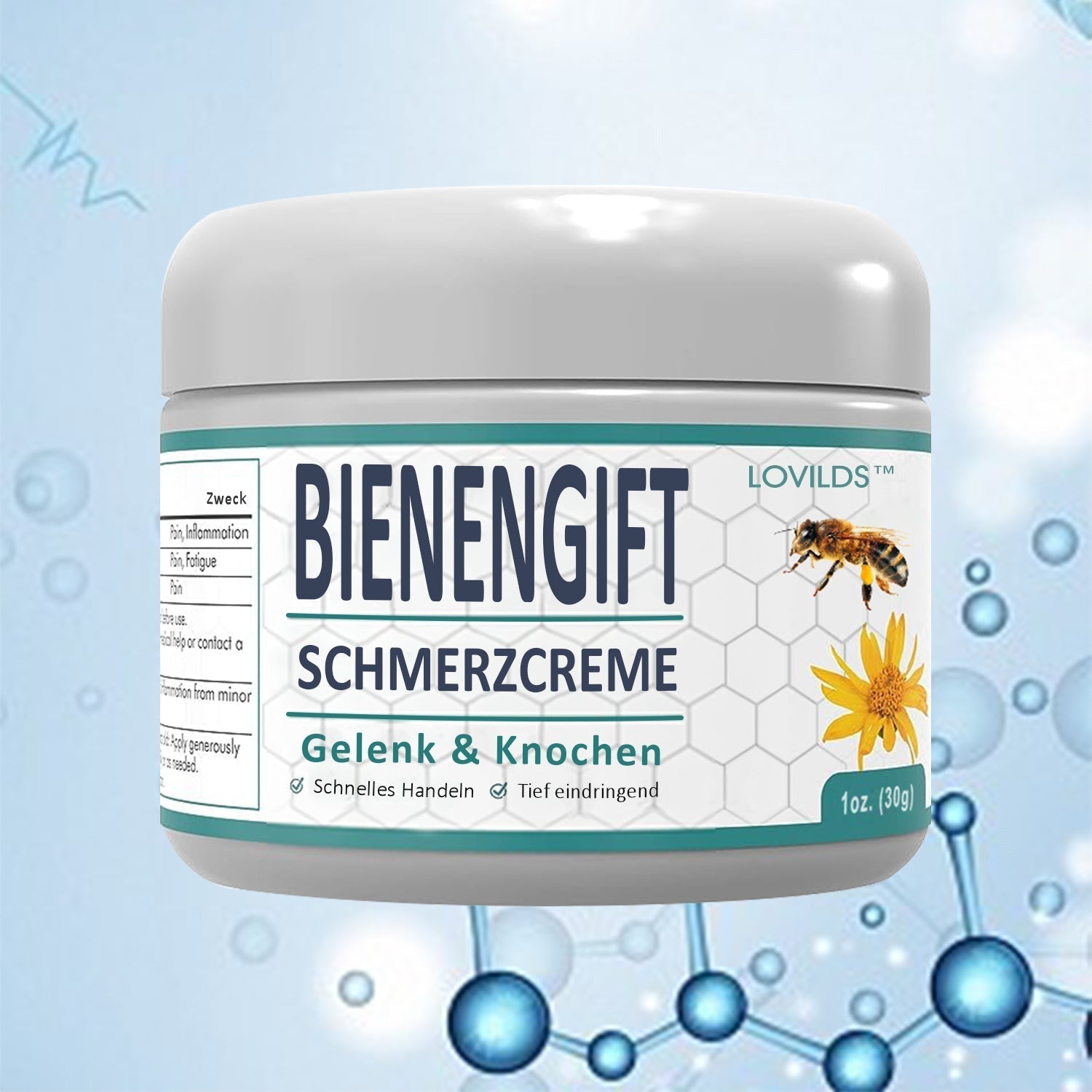 Wärmende Gelenk-Creme mit Bienengift | Entspannung für Muskeln