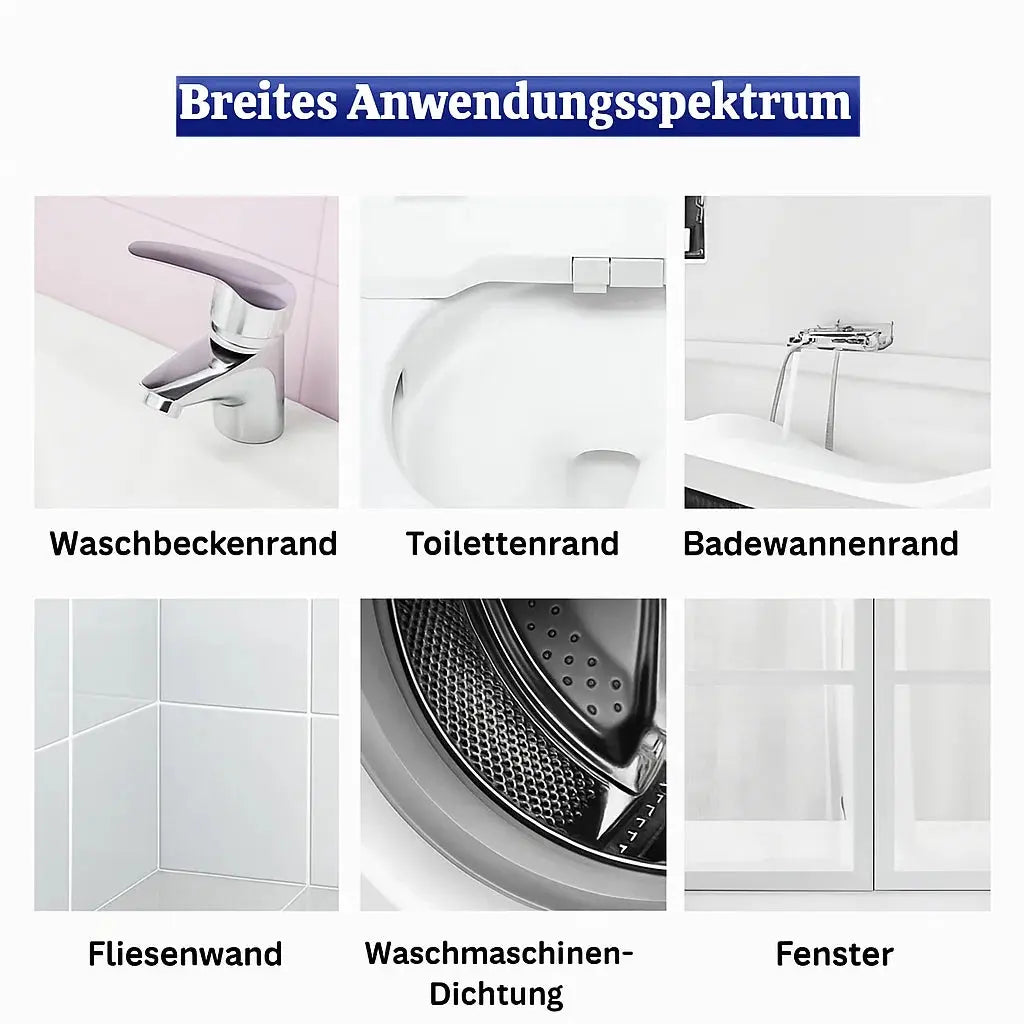 Schnellwirksames Schimmel- und Fleckenentferner-Gel mit Bürste