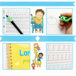 Lernbuch für Kinder: Buchstaben und Zahlen spielerisch üben