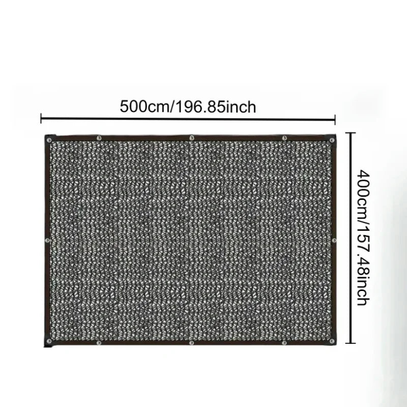 Sonnenschutznetz für Gewächshaus und Garten - 70-80% Schatten