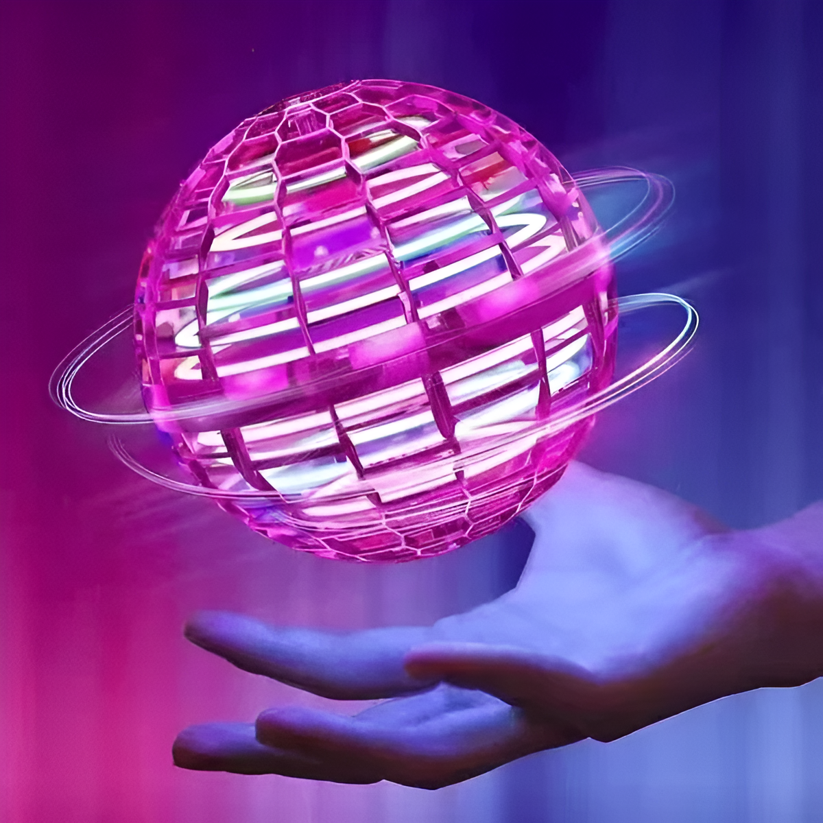 Schwebender Spaßball für Kinder mit Musik und Lichtern