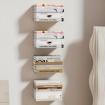 Schwebendes Bücherregal | Unsichtbare Wandhalterung für Bücher