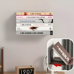Schwebendes Bücherregal | Unsichtbare Wandhalterung für Bücher