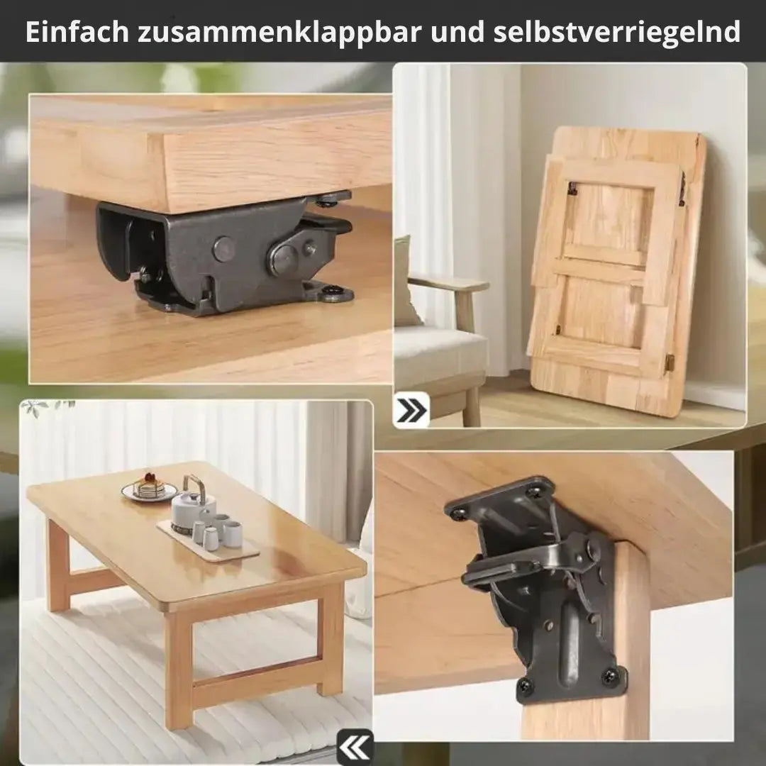 Robuste 90-Grad Klappbeschläge mit Selbstverriegelung für Möbel