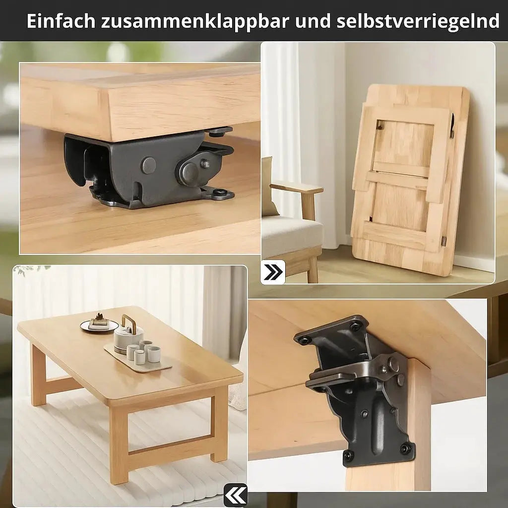 Platzsparende Tischbeine - Verwandeln Sie jeden Tisch in einen Raumwunder
