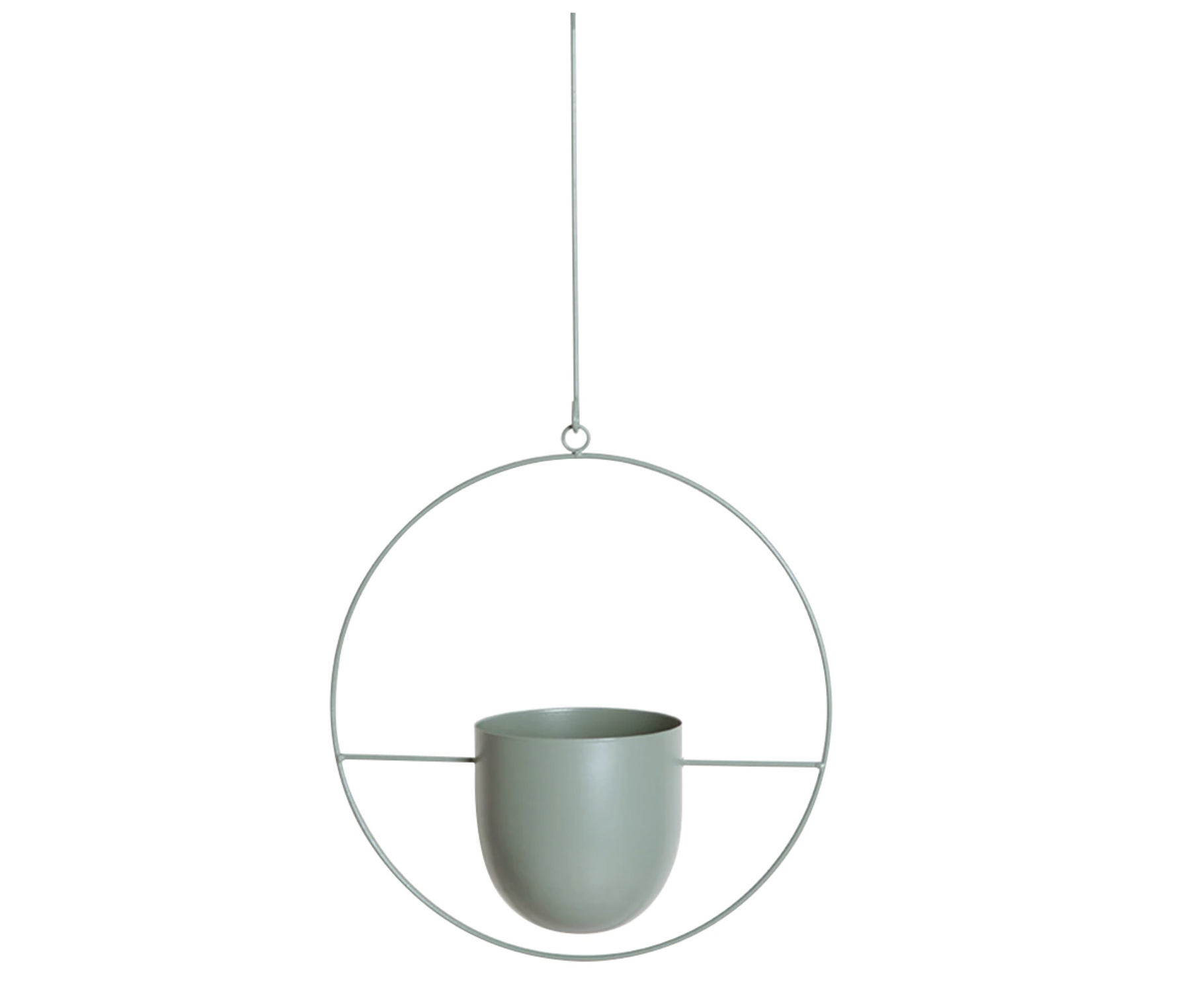 Eleganter Metallpflanzenhalter für Wand oder Decke – FloraFrame