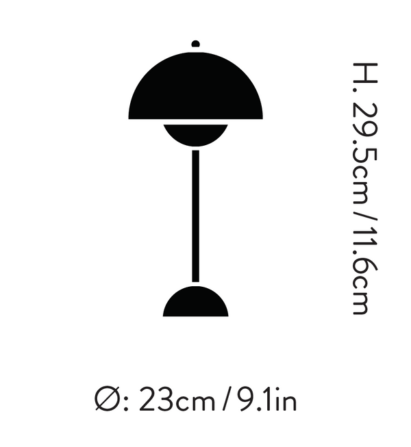 Akku LED Tischlampe im Pilzdesign – Dimmbar und Mobil