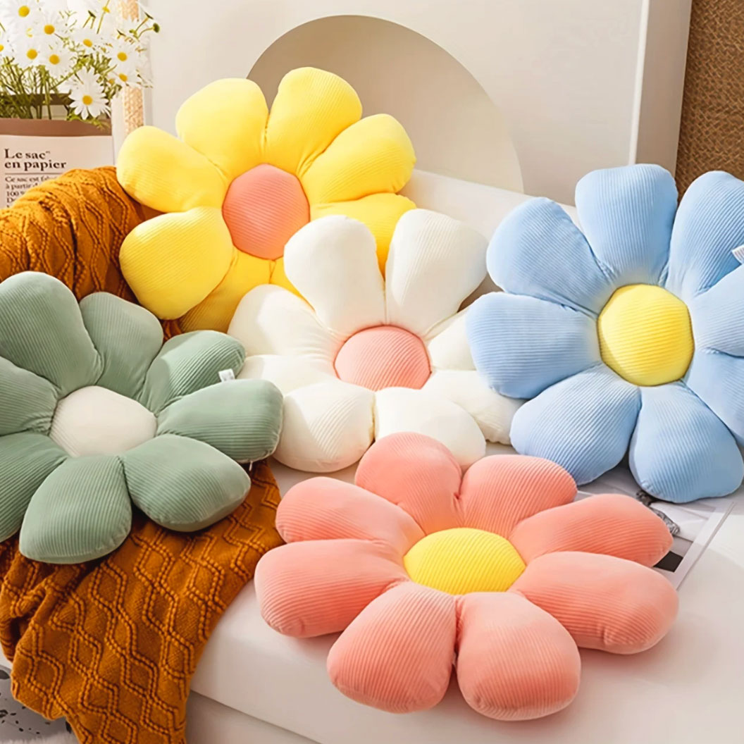 Weiche Kissenauflage in Daisy-Design