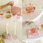 Glas Teelichthalter