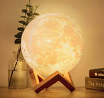 Wiederaufladbare LED-Mondlampe mit 16 Farben und Fernbedienung