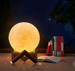 Wiederaufladbare LED-Mondlampe mit 16 Farben und Fernbedienung