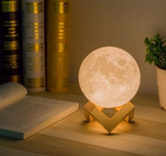 Wiederaufladbare LED-Mondlampe mit 16 Farben und Fernbedienung