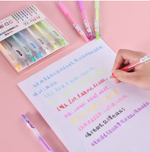 Kreatives Set mit bunten Gelstiften für 3D-Kunst
