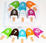 Eiscreme Spielzeug zum Zählen