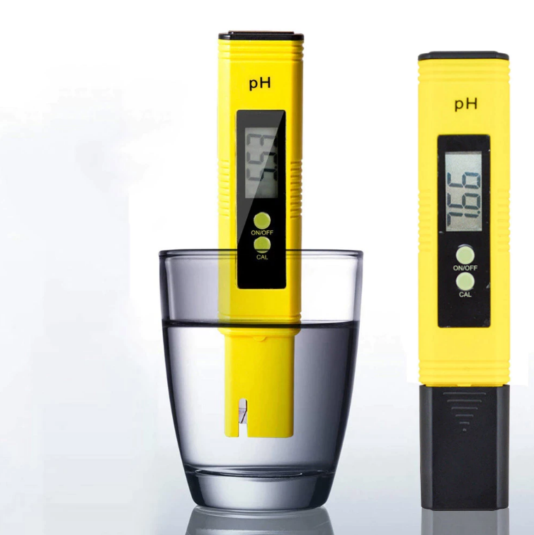 Precise pH Meter with LCD Display for Liquids