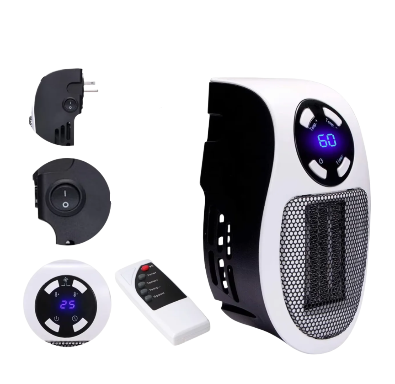 Compact and Quiet Fan Heater – Efficient Warmth for Every Room