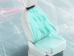 Zubehör für Autositz: Kompakter USB-Fan mit 3 Geschwindigkeiten