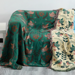 Scandinavian Reversible Blanket for Stylish Coziness