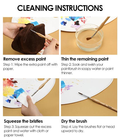 Precision Brush Set for Art Lovers and Professionals