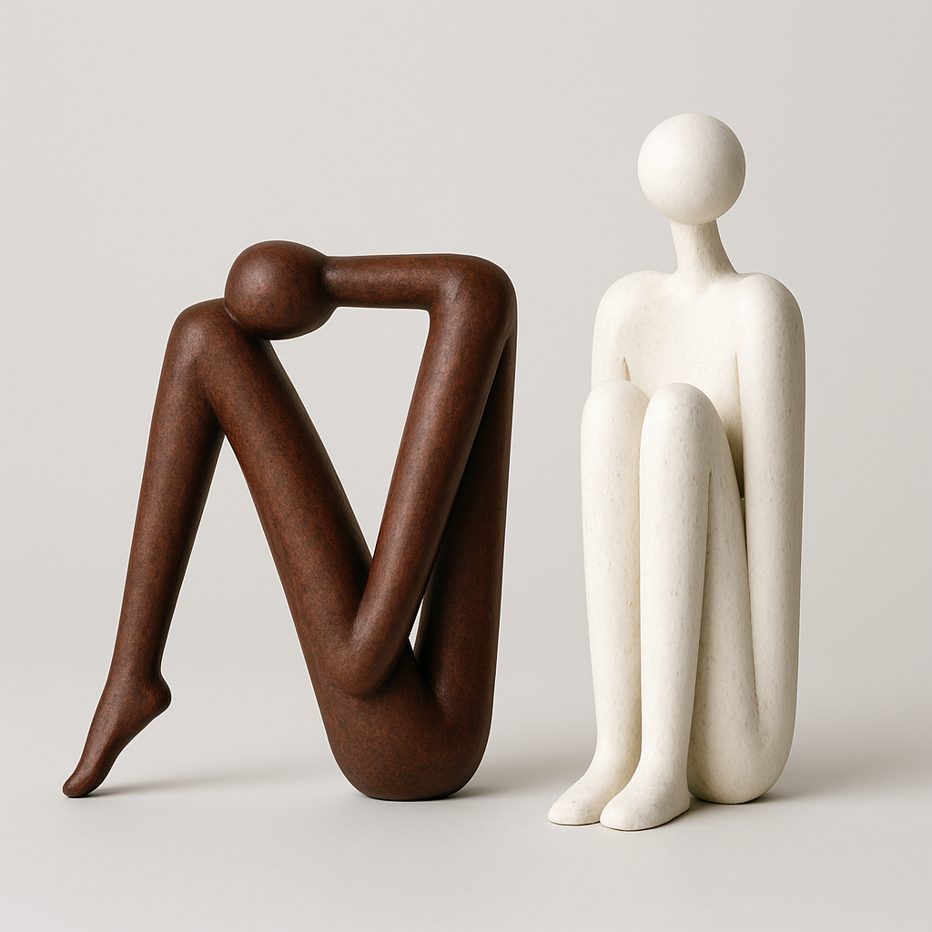Artful Metal Bookends for Stylish Order