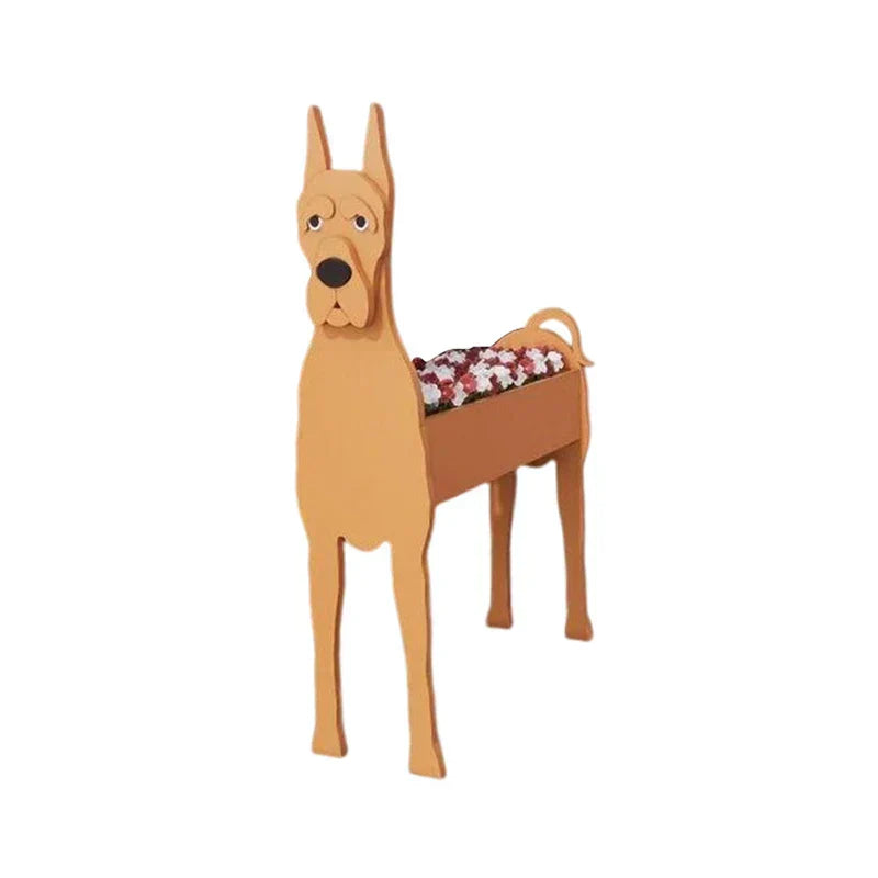 Hundefreundlicher Blumentopf – Verspielter Pflanzenbehälter