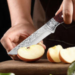 Küchenprofi | Robustes Kochmesser aus Edelstahl – Vielseitiger Helfer für Fleisch, Obst, BBQ und Filetieren