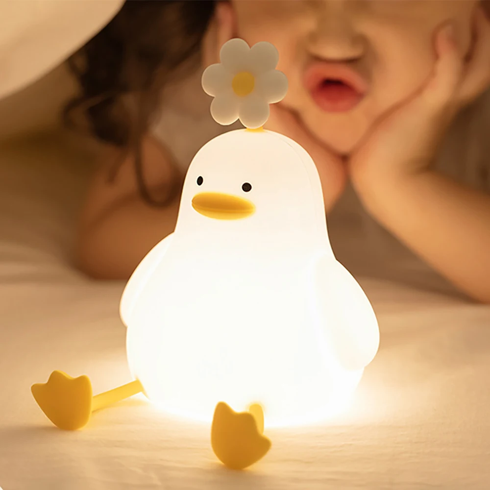 Bezaubernde Nachtlampe in Entenform