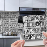 3D Wandfliesenaufkleber im Mosaikdesign