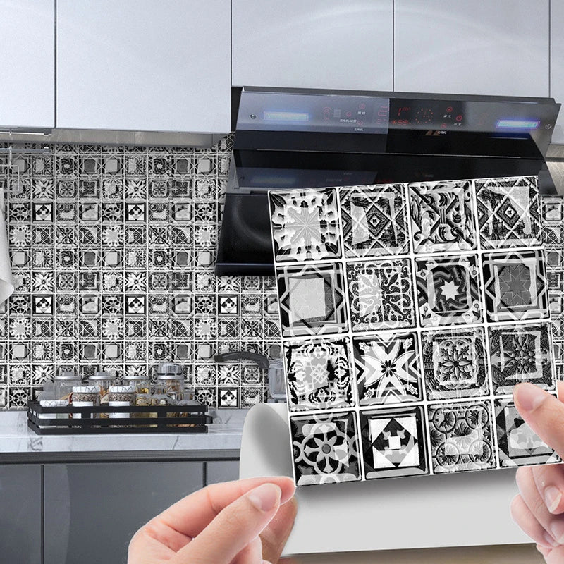 3D Wandfliesenaufkleber im Mosaikdesign