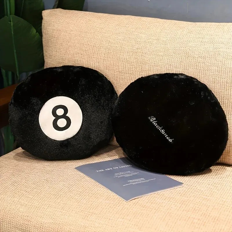 Billiard-Spaßkissen im 8-Ball Design