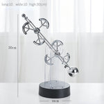Kinetische Eleganz | Rotierendes Pendel Ornament