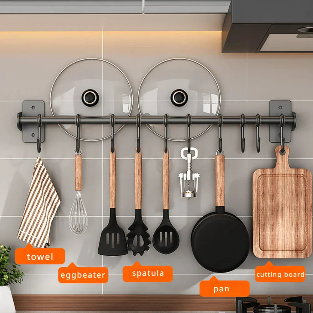 Practical wall shelf for the kitchen | Robust steel for organization