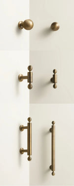 Antiker T-Griff aus massivem Messing – Voltyx Design