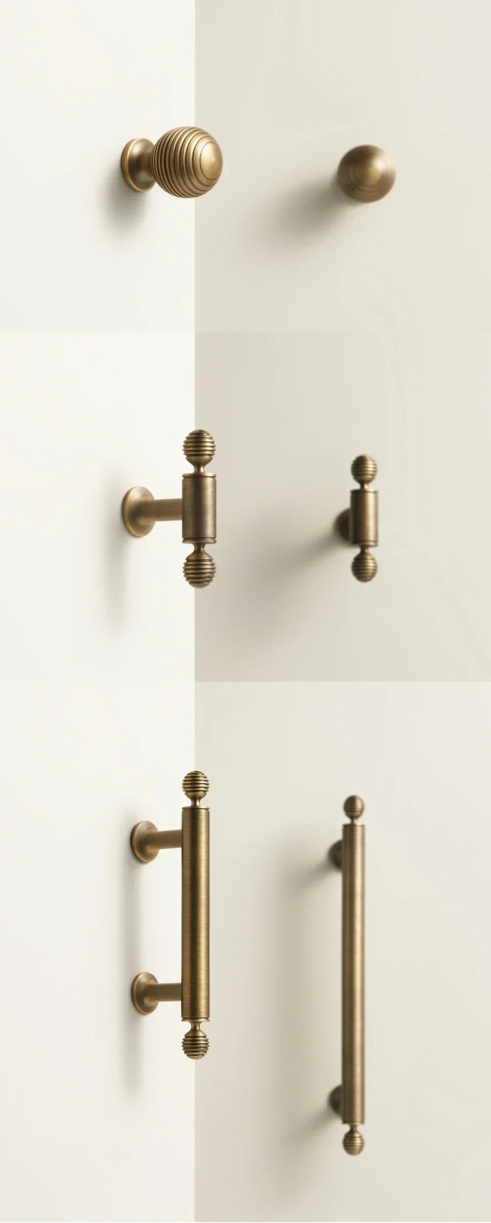 Antiker T-Griff aus massivem Messing – Voltyx Design