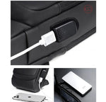 Stylische Umhängetasche mit USB-Ladeanschluss und Sicherheitsschloss