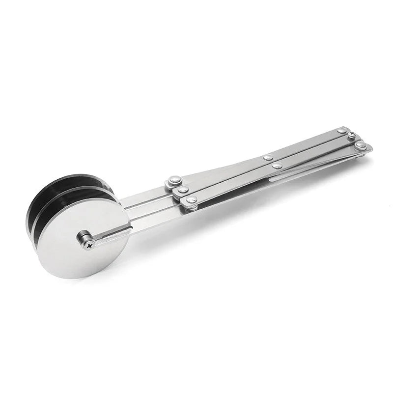 FlexiCut Dough Cutter | Stainless Steel & Adjustable | 3–7 Wheels | Perfect for Pizza, Brownies & Pastries